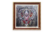 กรอบรูปผ้ายันต์ กรอบพญาครุฑ-ผ้ายันต์